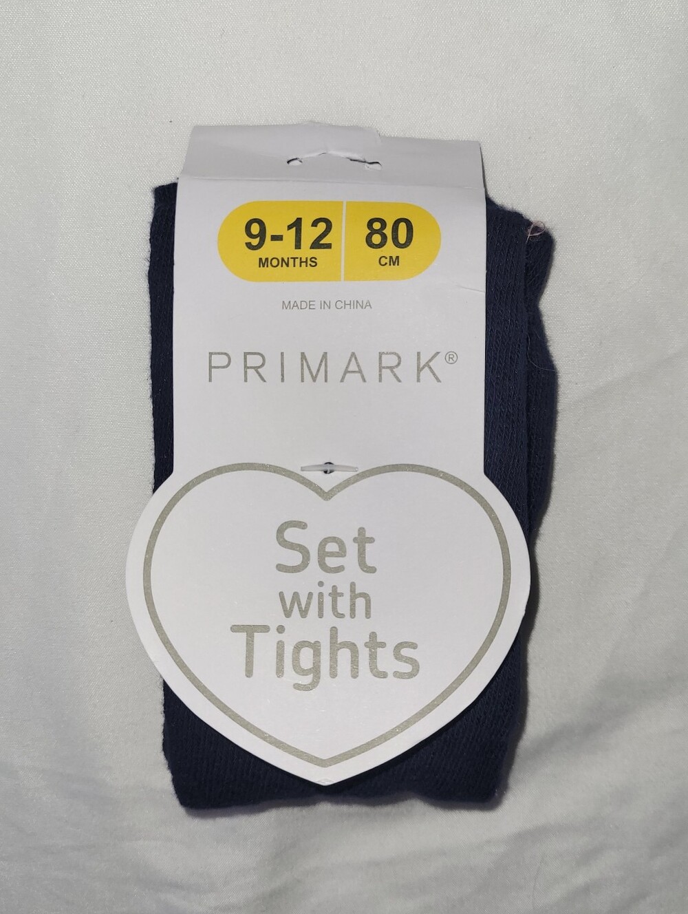 Primark Size 9-12 Months Navy Tights NWT